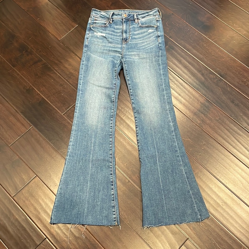 American Eagle Hi-Rise Flare Jeans